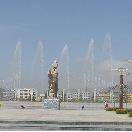 甘肃省滨河文化广场喷泉工程