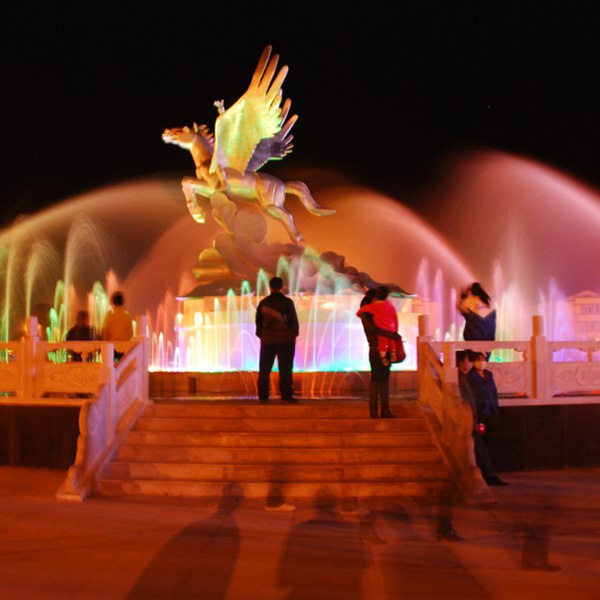 内蒙古巴丹吉林广场喷泉工程